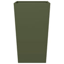 vidaXL olívazöld acél kerti növénytartó 45 x 45 x 75 cm