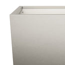 vidaXL Kerti ültető 45x45x75 cm időjárásálló acélból