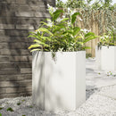 vidaXL fehér hatszögű acél kerti növénytartó 46 x 40 x 45 cm