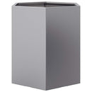 vidaXL hatszögű horganyzott acél kerti növénytartó 46 x 40 x 45 cm