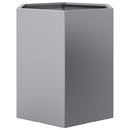 vidaXL hatszögű horganyzott acél kerti növénytartó 46 x 40 x 45 cm