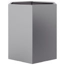 vidaXL 2 db hatszögű horganyzott acél kerti növénytartó 46x40x45 cm