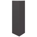 vidaXL 2 db fekete acél háromszög alakú kerti növénytartó 30x26x75 cm
