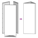 vidaXL 2 db fekete acél háromszög alakú kerti növénytartó 30x26x75 cm