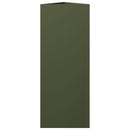 vidaXL 2 db olívazöld acél háromszög alakú kerti ültető 30x26x75 cm