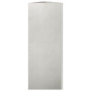 vidaXL 2 db rozsdamentes acél háromszög alakú kerti ültető 30x26x75 cm