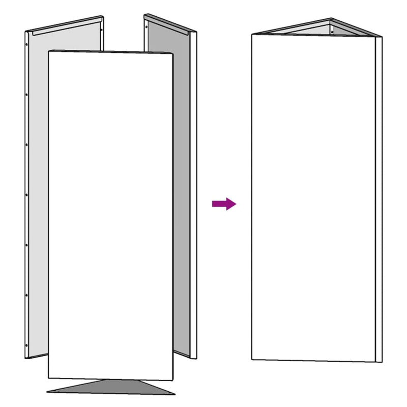 vidaXL 2 db horganyzott acél háromszög alakú kerti ültető 30x26x75 cm