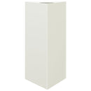 vidaXL 2 db fehér acél háromszög alakú kerti ültetőláda 40x34,5x70 cm