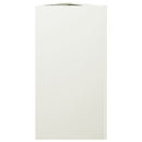 vidaXL 2 db fehér acél háromszög alakú kerti ültetőláda 40x34,5x70 cm