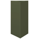 vidaXL 2 db olívazöld acél háromszög alakú kerti ültető 40x34,5x70 cm