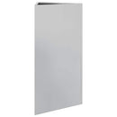 vidaXL horganyzott acél háromszög alakú kerti ültetőláda 40x40x75 cm