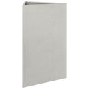 vidaXL 2 db rozsdamentes acél háromszög kerti ültetőláda 50x43x75 cm