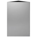 vidaXL horganyzott acél háromszög alakú kerti ültetőláda 50x43x75 cm