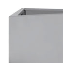 vidaXL horganyzott acél háromszög alakú kerti ültetőláda 50x43x75 cm