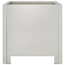 vidaXL rozsdamentes acél kerti növénytartó 30 x 30 x 30 cm