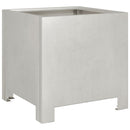 vidaXL 2 db rozsdamentes acél kerti növénytartó 30 x 30 x 30 cm