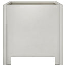 vidaXL 2 db rozsdamentes acél kerti növénytartó 30 x 30 x 30 cm