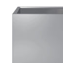 vidaXL horganyzott acél kerti növénytartó 30 x 30 x 30 cm