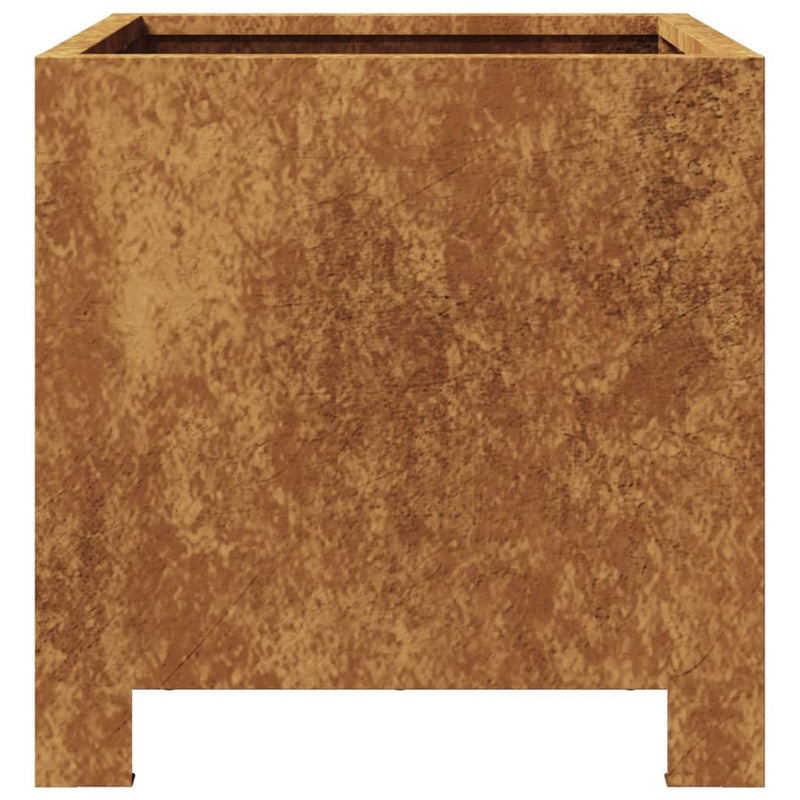 vidaXL 2 db corten acél kerti növénytartó 30 x 30 x 30 cm