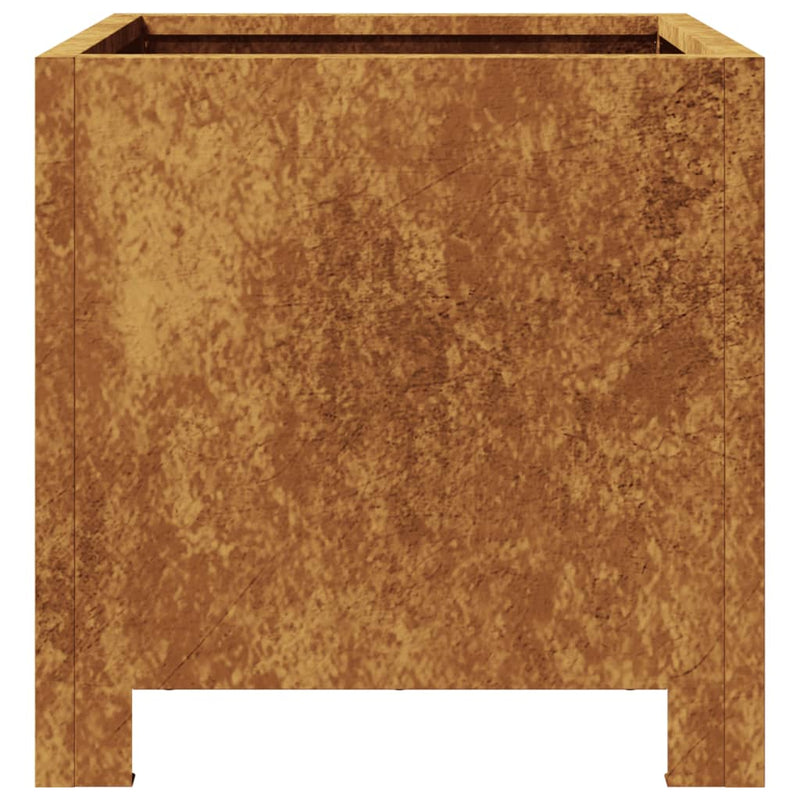 vidaXL 2 db corten acél kerti növénytartó 30 x 30 x 30 cm