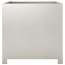 vidaXL rozsdamentes acél kerti virágtartó 50 x 50 x 50 cm