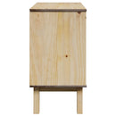 vidaXL OTTA tömör fenyőfa előszobaszekrény 75 x 40 x 75 cm