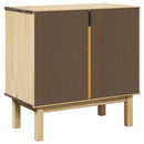 vidaXL OTTA tömör fenyőfa előszobaszekrény 75 x 40 x 75 cm