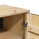 vidaXL OTTA tömör fenyőfa előszobaszekrény 75 x 40 x 75 cm