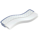 vidaXL fehér memóriahabos matrac 70 x 200 x 17 cm puha