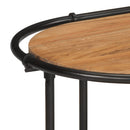 vidaXL tömör akácfa TV-szekrény 100 x 42 x 40 cm