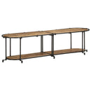 vidaXL tömör nyers mangófa TV-szekrény 160 x 42 x 40 cm