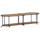 vidaXL tömör akácfa TV-szekrény 160 x 42 x 40 cm