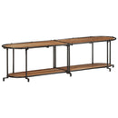 vidaXL tömör akácfa TV-szekrény 160 x 42 x 40 cm