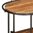 vidaXL tömör akácfa TV-szekrény 160 x 42 x 40 cm