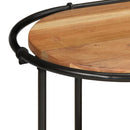 vidaXL tömör akácfa TV-szekrény 200 x 42 x 40 cm