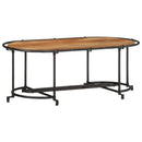 vidaXL tömör akácfa dohányzóasztal 110 x 55 x 40 cm