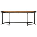 vidaXL tömör akácfa dohányzóasztal 110 x 55 x 40 cm