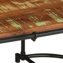 vidaXL tömör újrahasznosított fa dohányzóasztal 110 x 55 x 40 cm