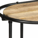 vidaXL tömör nyers mangófa tálalóasztal 110 x 42 x 76 cm