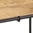 vidaXL tömör nyers mangófa tálalóasztal 110 x 42 x 76 cm