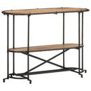 vidaXL tömör akácfa tálalóasztal 110 x 42 x 76 cm