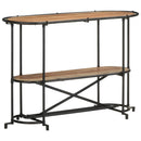 vidaXL tömör akácfa tálalóasztal 110 x 42 x 76 cm