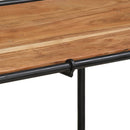vidaXL tömör akácfa tálalóasztal 110 x 42 x 76 cm