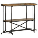 vidaXL tömör újrahasznosított fa konzolasztal 110 x 42 x 76 cm