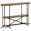 vidaXL tömör újrahasznosított fa konzolasztal 110 x 42 x 76 cm