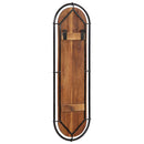 vidaXL 2db újrahasznosított fa falra szerelhető ruhafogas 4 akasztóval