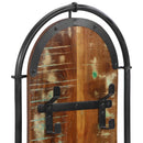 vidaXL 2db újrahasznosított fa falra szerelhető ruhafogas 4 akasztóval