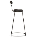 vidaXL 2 db fekete tömör mangófa bárszékek 49x43x103 cm