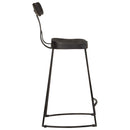 vidaXL 2 db fekete tömör mangófa bárszékek 49x43x88 cm