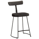 vidaXL 2 db fekete tömör mangófa bárszékek 49x43x79 cm